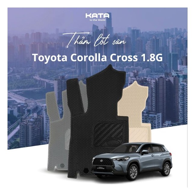 Thảm Lót Sàn Ô Tô Toyota Corolla Cross 1.8G 2024